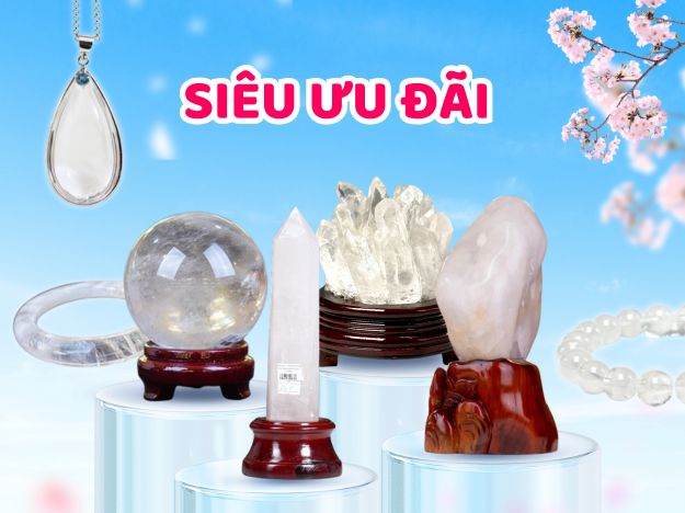 Đá thạch anh trắng