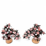 Cây Đào Thạch Anh Hồng 18 Quả Cao 50cm