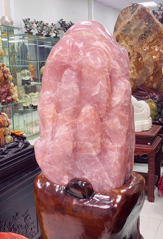 Đá Cảnh Thạch Anh Hồng 222kg