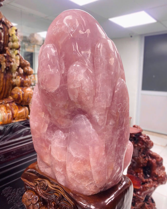 Đá Cảnh Thạch Anh Hồng 222kg