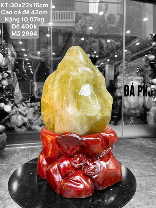 Đá Cảnh Thạch Anh Vàng 10,07kg