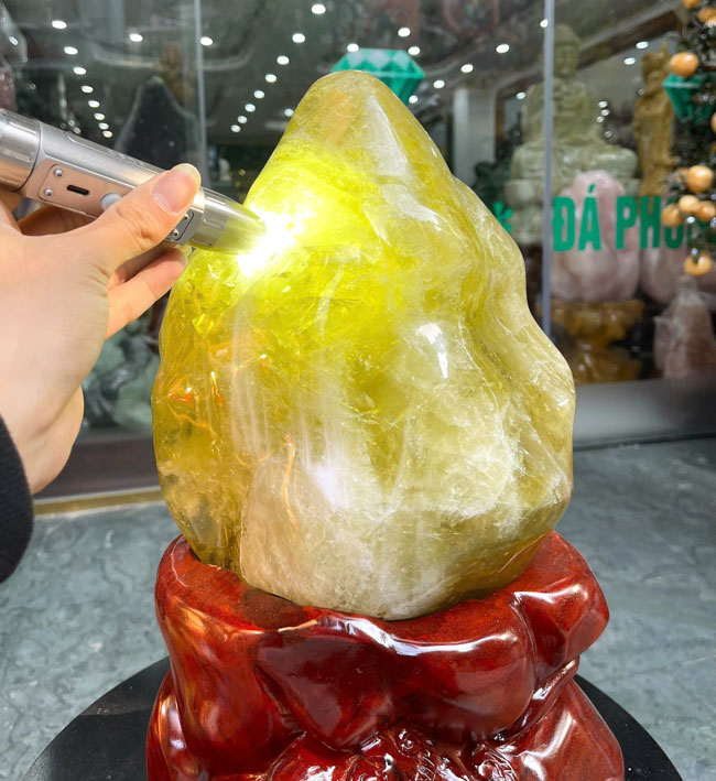 Đá Cảnh Thạch Anh Vàng 10,07kg
