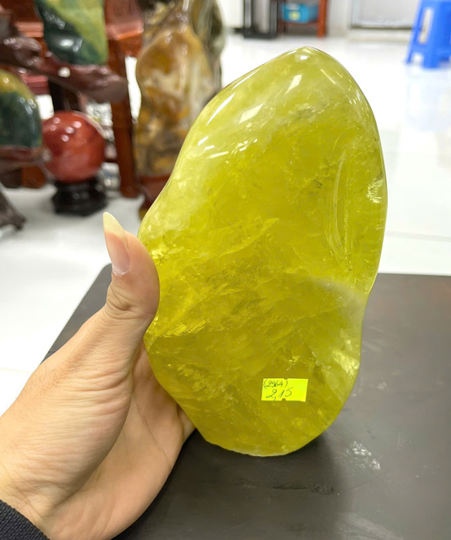Đá Cảnh Thạch Anh Vàng 2,15kg
