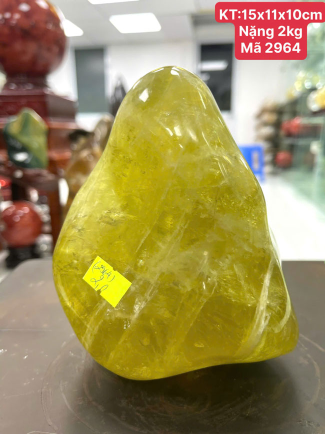 Đá Cảnh Thạch Anh Vàng 2kg