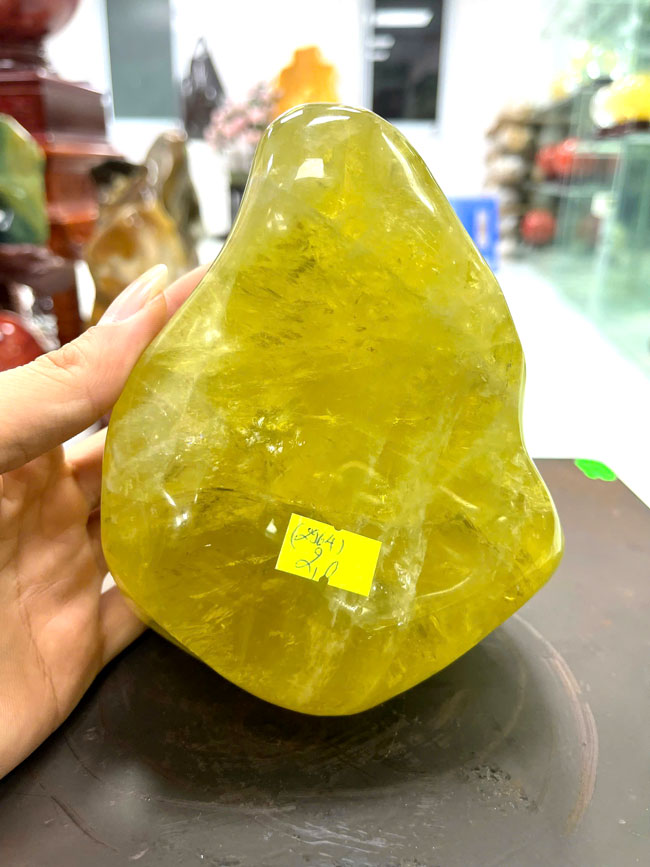 Đá Cảnh Thạch Anh Vàng 2kg