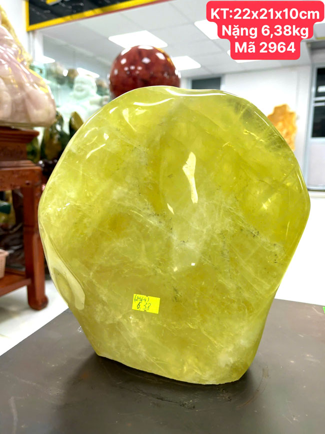 Đá Cảnh Thạch Anh Vàng 6,38kg