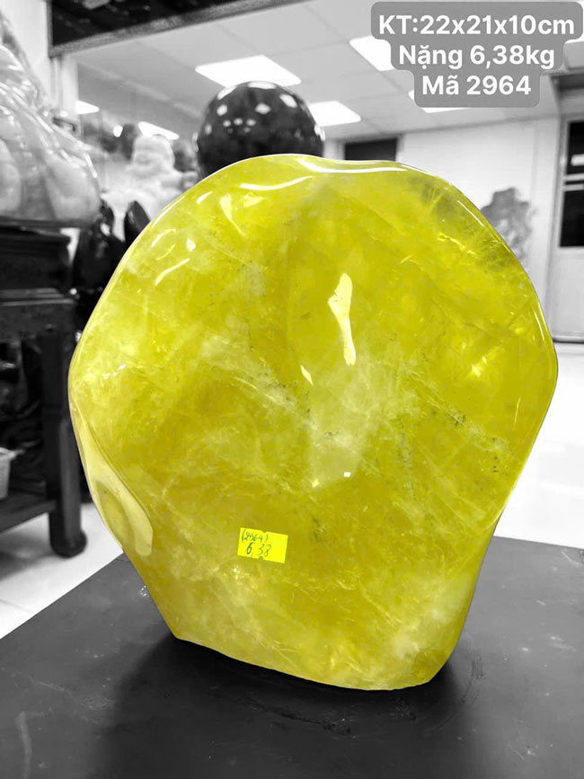 Đá Cảnh Thạch Anh Vàng 6,38kg