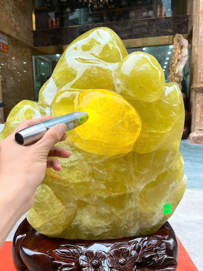 Đá Cảnh Thạch Anh Vàng 79,5kg