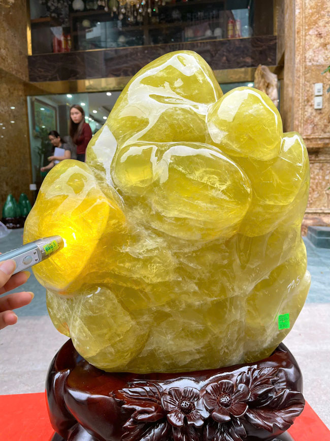 Đá Cảnh Thạch Anh Vàng 79,5kg