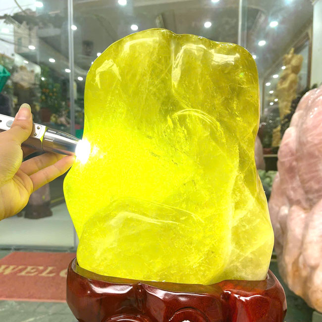 Đá Cảnh Thạch Anh Vàng 12,08kg
