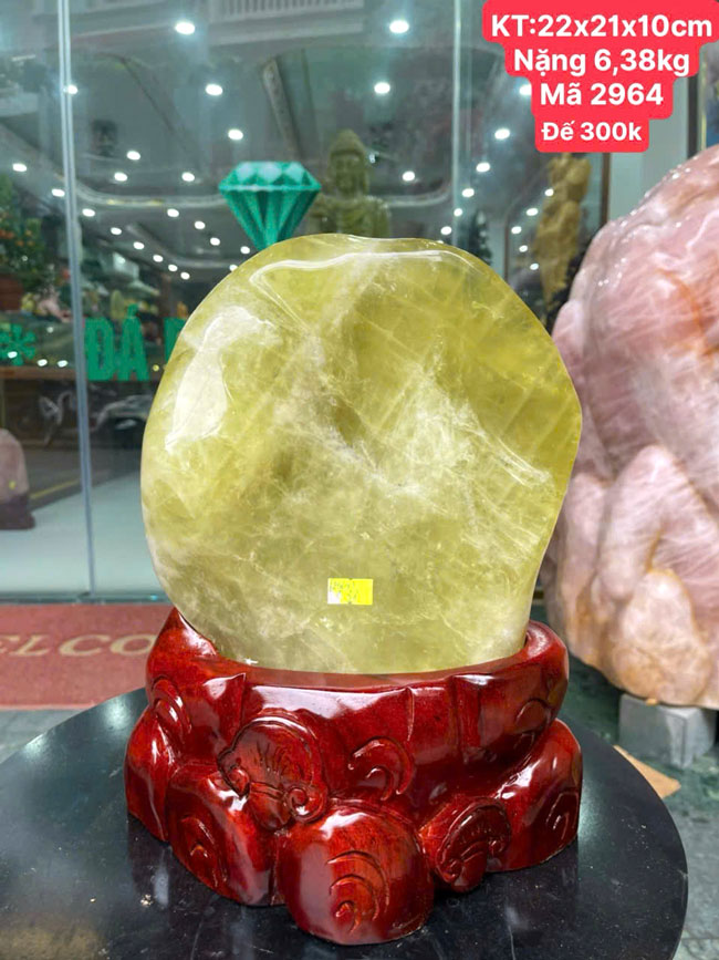 Đá Cảnh Thạch Anh Vàng 6,38kg