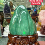 Đá Cảnh Thạch Anh Xanh Dáng Núi 21,6kg