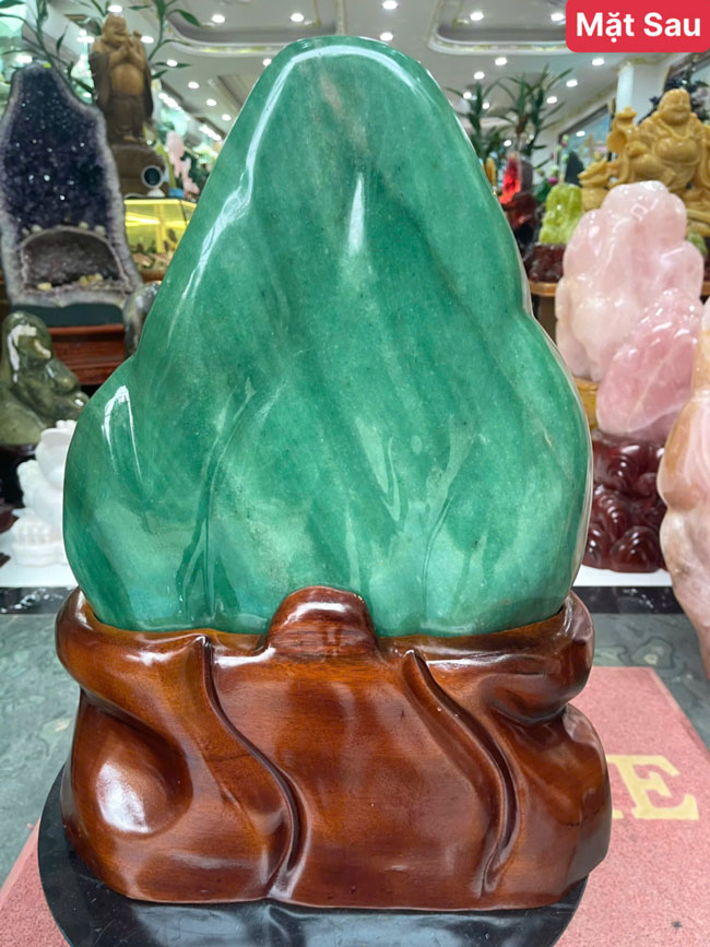 Đá Cảnh Thạch Anh Xanh Dáng Núi 21,6kg