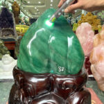 Đá Cảnh Thạch Anh Xanh Dáng Núi 38kg