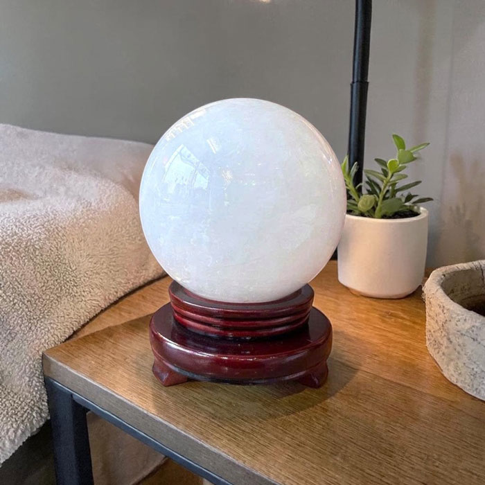 Quả Cầu Thạch Anh Trắng 5,56kg