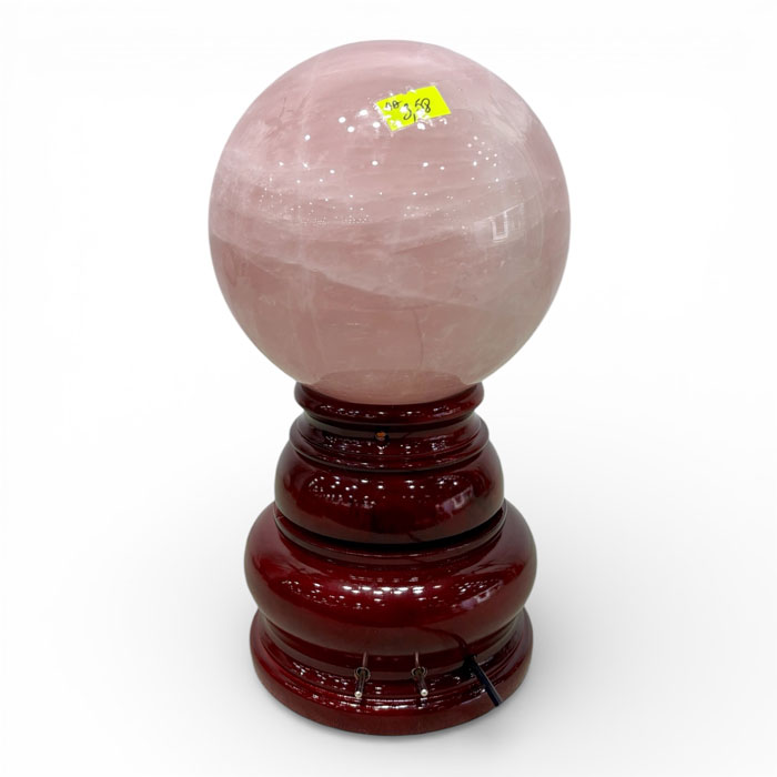 Quả Cầu Phong Thủy Thạch Anh Hồng 3,58kg