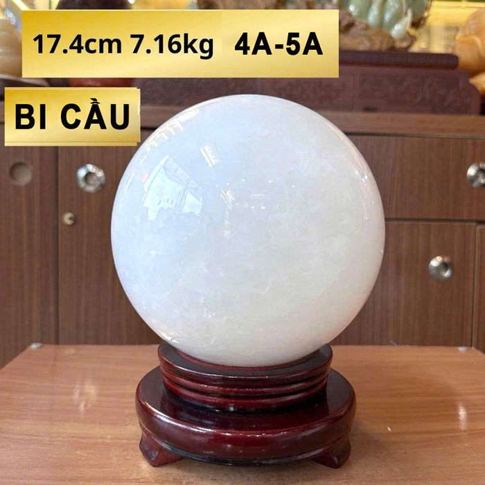 Quả Cầu Thạch Anh Trắng 7,16kg
