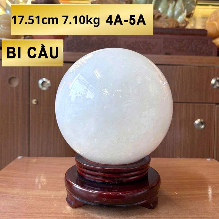 Quả Cầu Thạch Anh Trắng 7,1kg