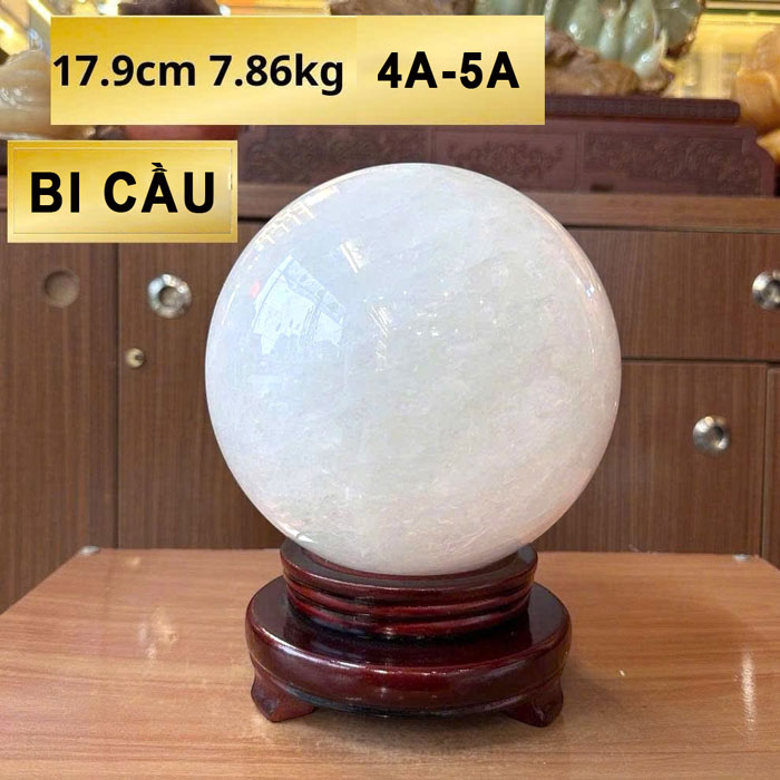 Quả Cầu Thạch Anh Trắng 7,86kg