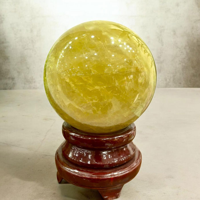 Quả Cầu Thạch Anh Vàng 11,27kg