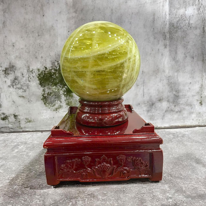 Quả Cầu Thạch Anh Vàng 12,04kg