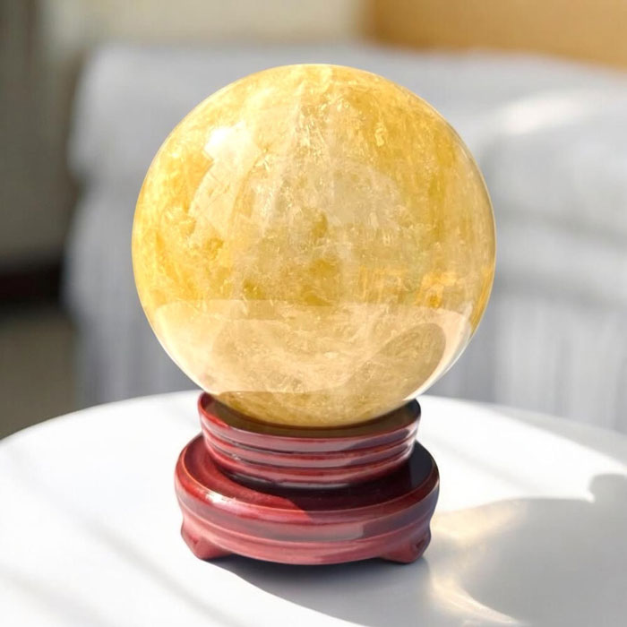 Quả Cầu Thạch Anh Vàng 4,72kg