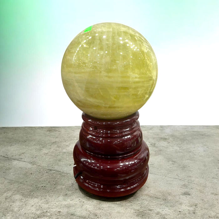 Quả Cầu Thạch Anh Vàng 6,45kg