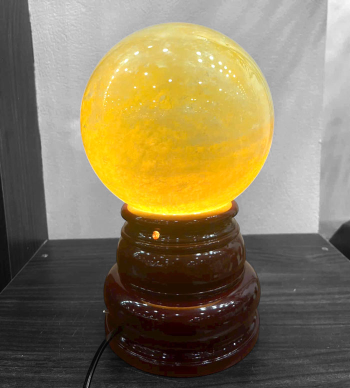 Quả Cầu Thạch Anh Vàng 6,45kg