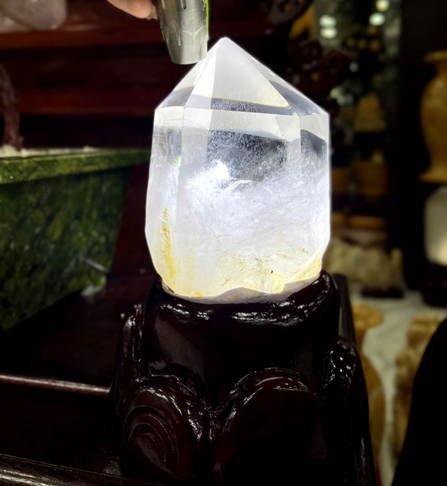 Trụ Đá Thạch Anh Trắng 2kg