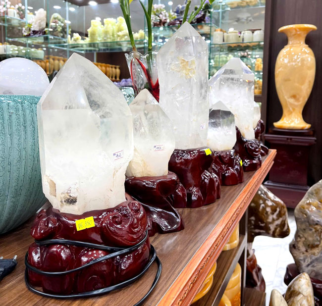 Trụ Đá Thạch Anh Trắng 2kg